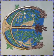 enluminure romane époque carolingienne