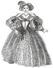 Costume femme sous les Bourbons