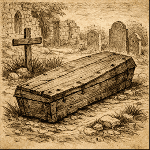 Cercueil, invention des objets
