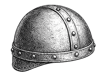 Cervelière, vêtement de guerre