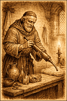 Clystère, invention des objets