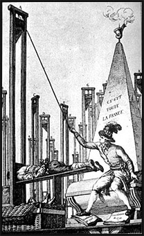 Guillotine, invention des objets