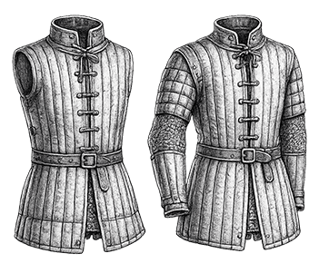 Hoqueton, vêtement militaire