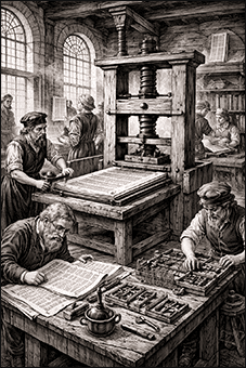 Imprimerie, invention technique