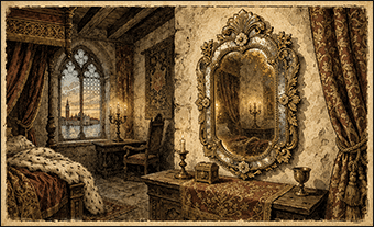 Miroir, invention des objets