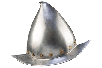 Morion, protection militaire