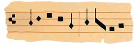 Notes de musique, divertissement invention