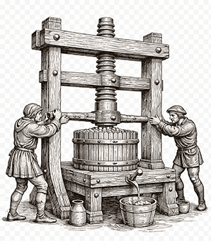 Pressoir,invention technique