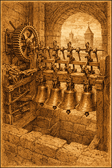Sonnerie automatique, invention des objets