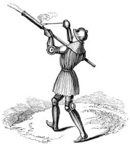 Trait à poudre, arme militaire