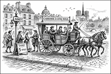 Transport en commun, invention technique