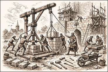 Vérin, invention technique