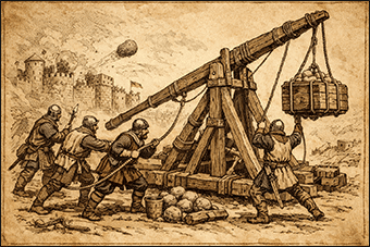 Mangonneau, invention