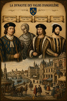 Découvrez la dynastie des Valois : de Philippe VI de Valois à Henri III, ses branches et son rôle dans l’histoire de France.