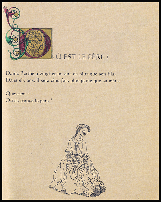 Famille royale, énigme question