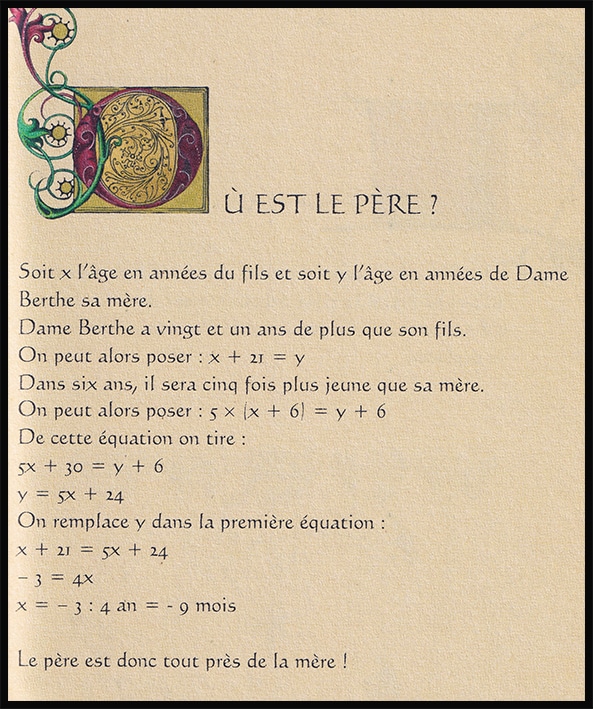Famille royale, énigme réponse