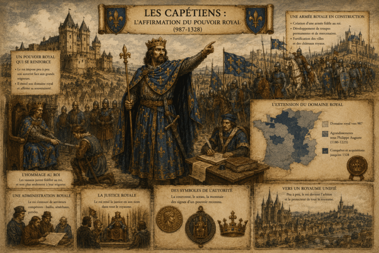 Les Capétiens : l’affirmation du pouvoir royal