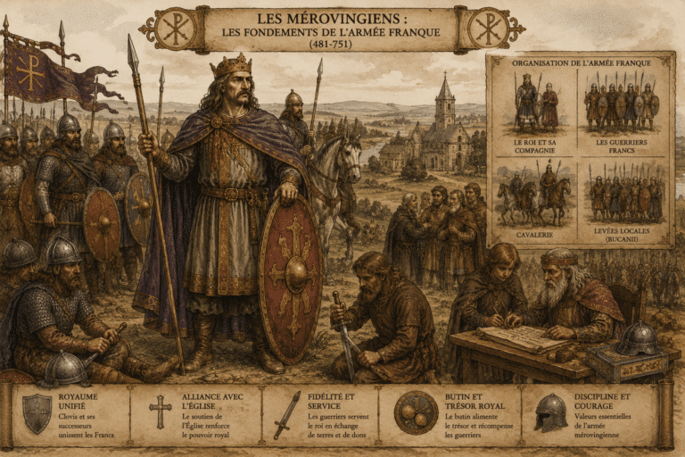 L’armée mérovingienne