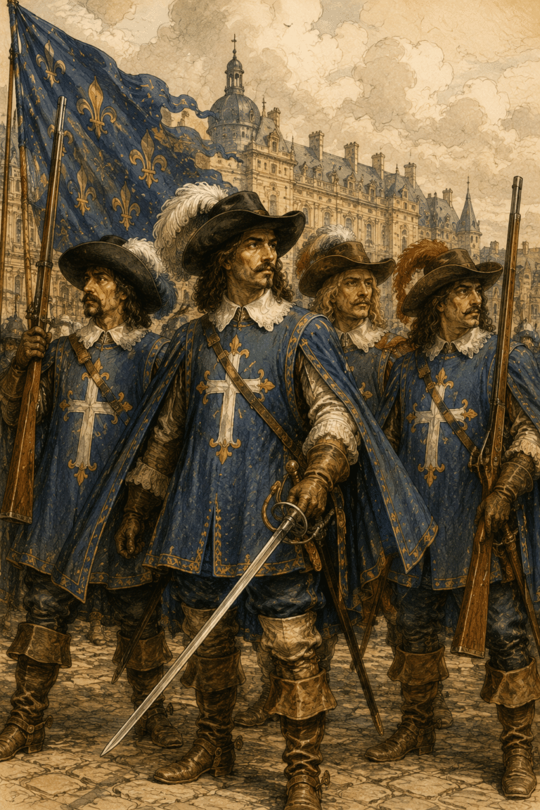 Les mousquetaires du roi sous les Bourbons