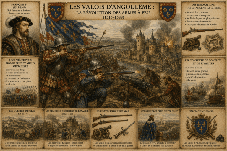 Les Valois d’Angoulême : la révolution des armes à feu